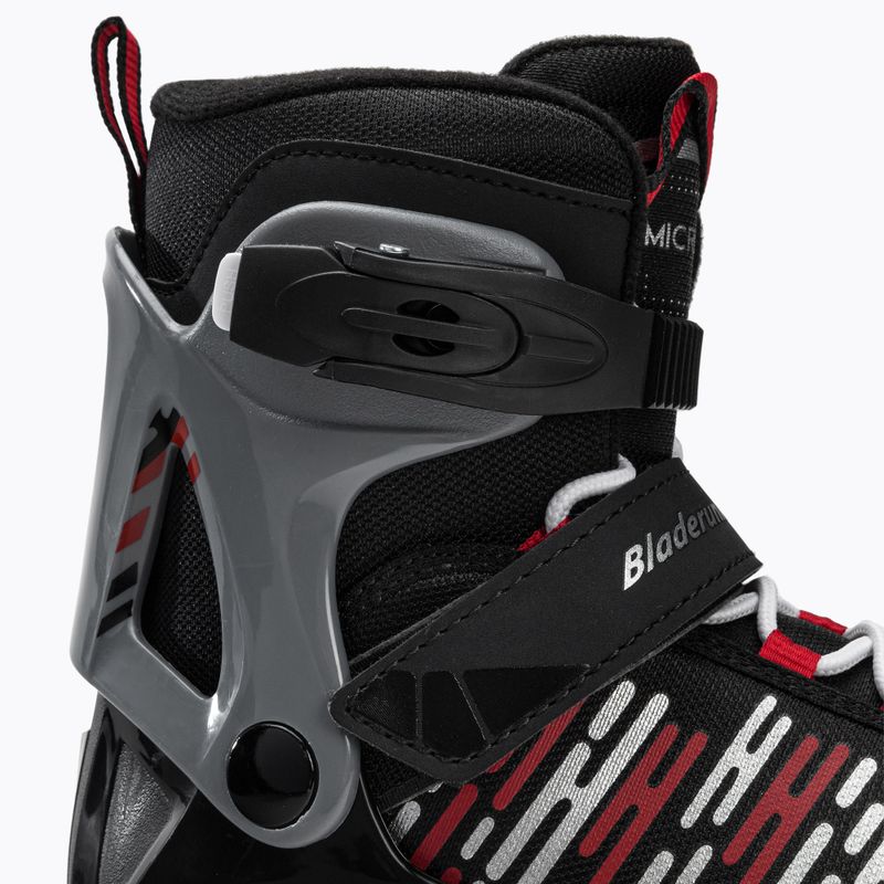 Bladerunner Micro Ice vaikiškos juodos/baltos spalvos pačiūžos 6