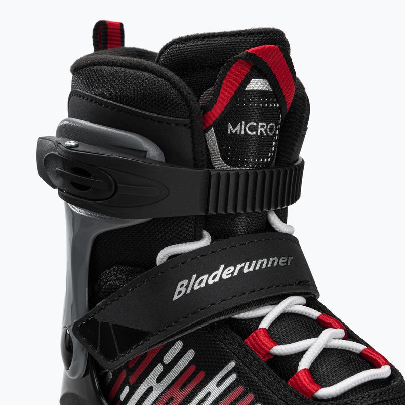 Bladerunner Micro Ice vaikiškos juodos/baltos spalvos pačiūžos 8