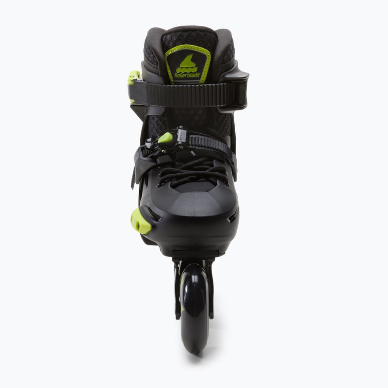 Rollerblade Apex 3WD vaikiški riedučiai juodi 07221400 1A1 4