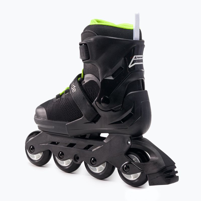 Rollerblade Microblade vaikiški riedučiai juoda/žalia 07221900 T83 2