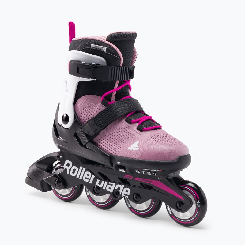 Rollerblade Microblade vaikiški rožinės ir baltos spalvos riedučiai 07221900 T93