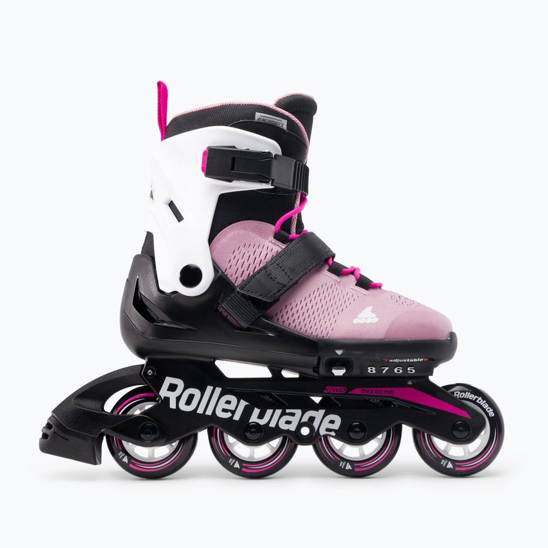 Rollerblade Microblade vaikiški rožinės ir baltos spalvos riedučiai 07221900 T93 3