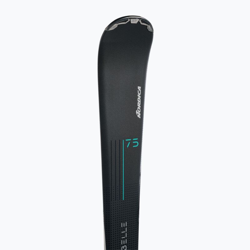 Nordica BELLE 75 + TP2 10 pilkos spalvos kalnų slidės 0A2271SA001 8