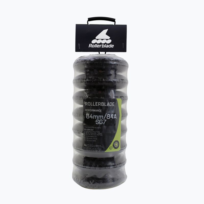 Rollerblade ratai XT 84MM + SG7 riedučių ratai 8 vnt., pilki 06953400080 2