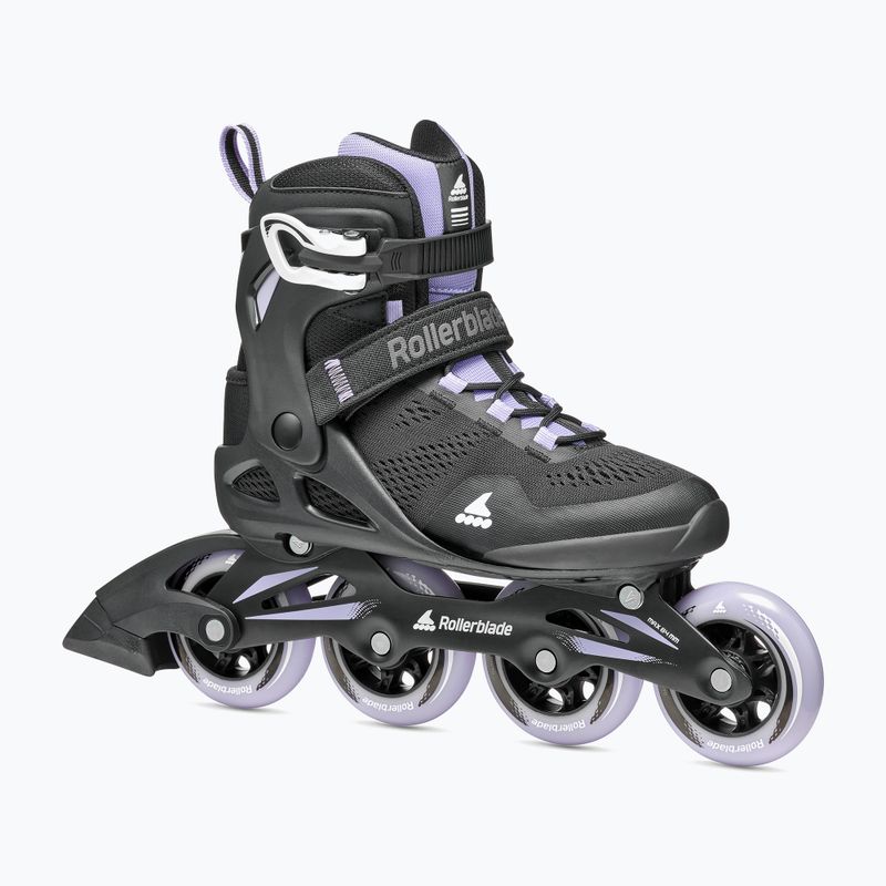 Rollerblade Macroblade 84 moteriškos juodos ir violetinės spalvos riedučiai 07370900 8