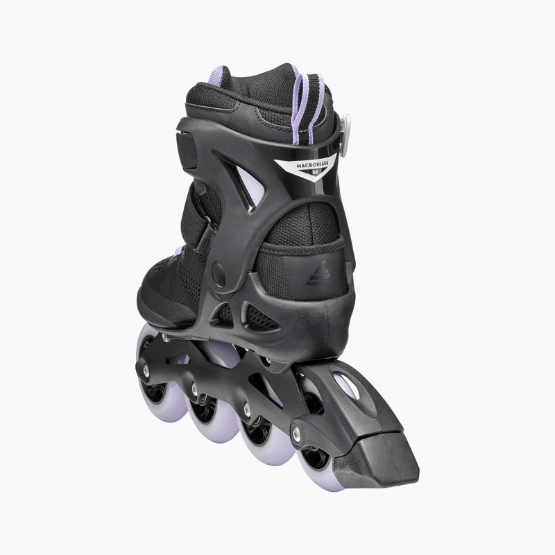 Rollerblade Macroblade 84 moteriškos juodos ir violetinės spalvos riedučiai 07370900 11