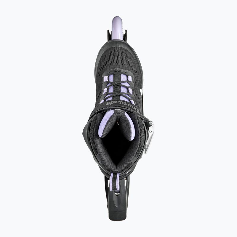 Rollerblade Macroblade 84 moteriškos juodos ir violetinės spalvos riedučiai 07370900 12
