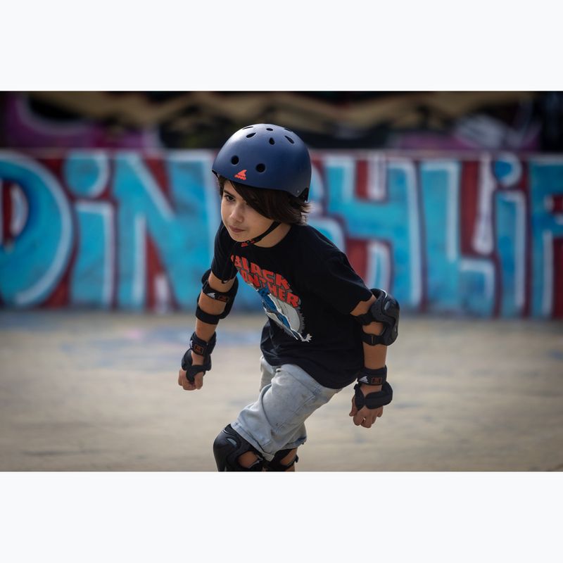 Vaikiški riedučiai su apsaugomis Rollerblade Fury Combo Jr juoda/raudona 9
