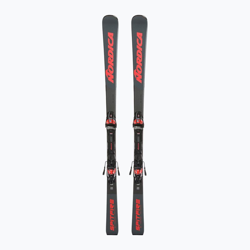 Kalnų slidės Nordica Spitfire DC 68 Pro FDT + XCELL12 FDT grey/red