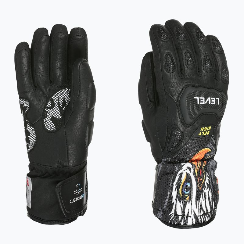 Vaikiškos slidinėjimo pirštinės Level Sq JR CF pk black 6