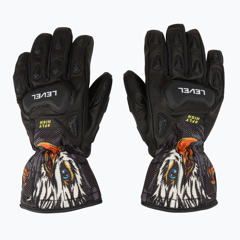 Vaikiškos slidinėjimo pirštinės Level Sq JR CF pk black 2