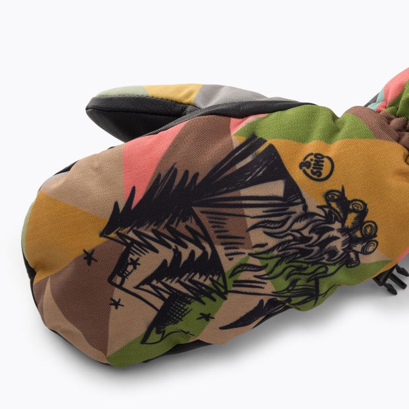 Vaikiškos slidinėjimo pirštinės Level Vertigo Mitt Teen wood 5