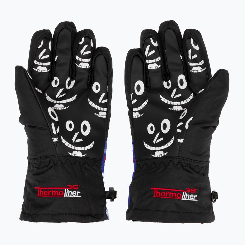 Vaikiškos slidinėjimo pirštinės Level Lucky yellow/blue 3