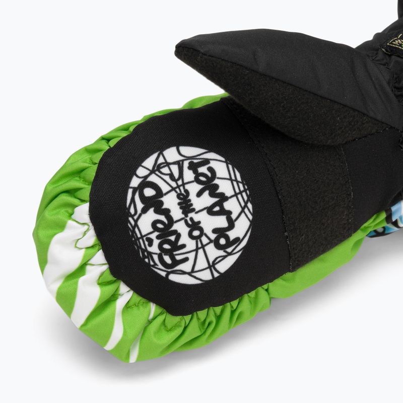 Vaikiškos slidinėjimo pirštinės Level Animal lime 4