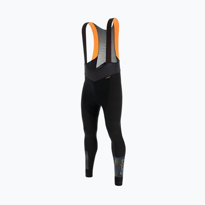 Vyriškos Santini Adapt Bib Tights black 1W1190C3ADAPT dviratininkų kelnės 8