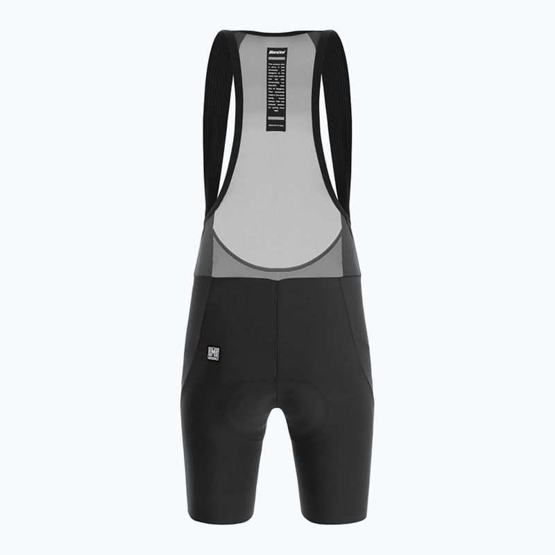 Moteriški Santini Sleek Raggio dviračių šortai juodi 1S1062C3WSLKRAGGNES 2