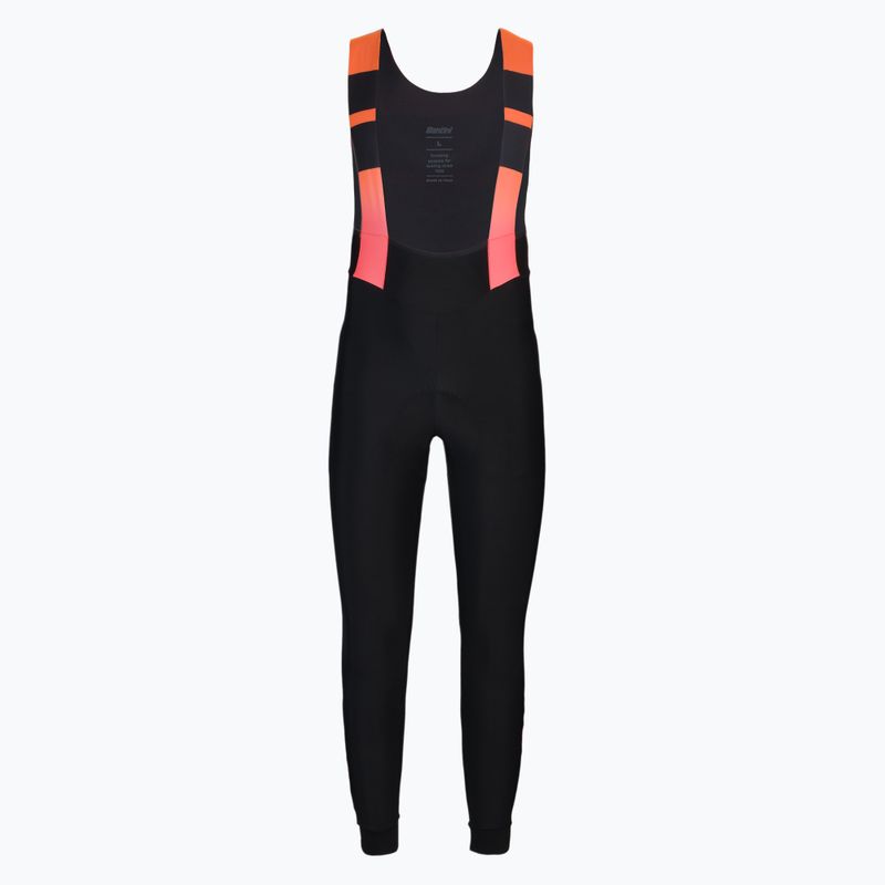 Santini Command Super Warm vyriškos dviratininkų kelnės juodos spalvos 2W1180NATCOMM