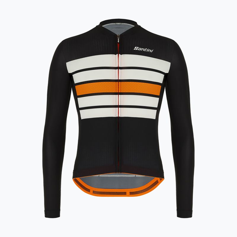 Santini Ecosleek Bengal vyriškas dviratininko džemperis juodas 2S215075ESLKBENGBIS