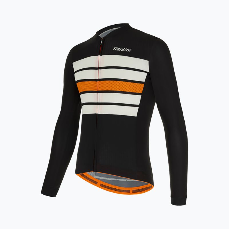 Santini Ecosleek Bengal vyriškas dviratininko džemperis juodas 2S215075ESLKBENGBIS 3