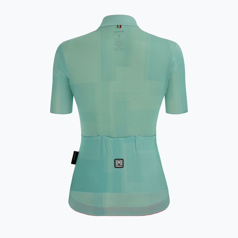 Santini Delta Kinetic moteriški dviratininkų marškinėliai mėlyni 2S940L75DELTAKINEACS 2