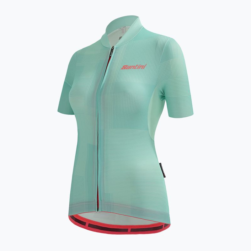 Santini Delta Kinetic moteriški dviratininkų marškinėliai mėlyni 2S940L75DELTAKINEACS 3