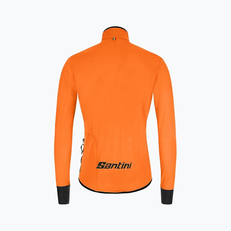 Santini Guard Nimbus vyriška dviratininko striukė oranžinė 2W52275GUARDNIMB 7