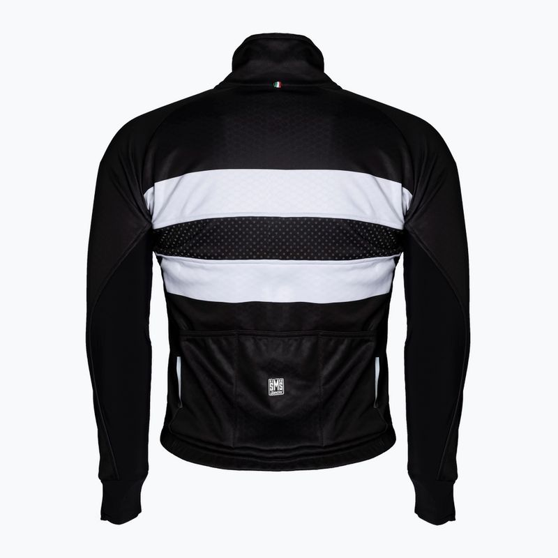 Santini Colore Bengal vyriška dviratininko striukė juoda 2W50775COLORBENGNE 2