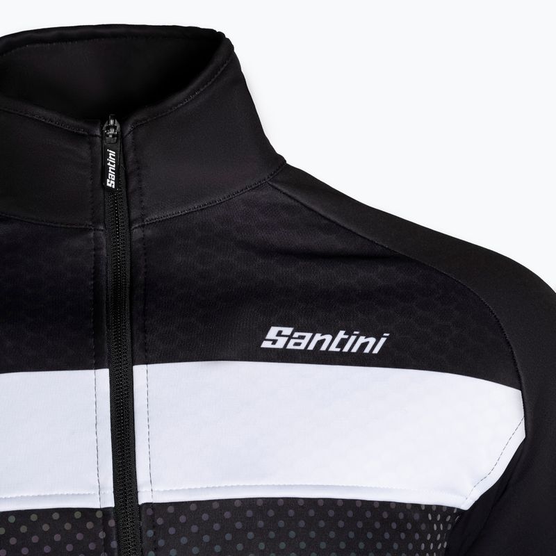 Santini Colore Bengal vyriška dviratininko striukė juoda 2W50775COLORBENGNE 3