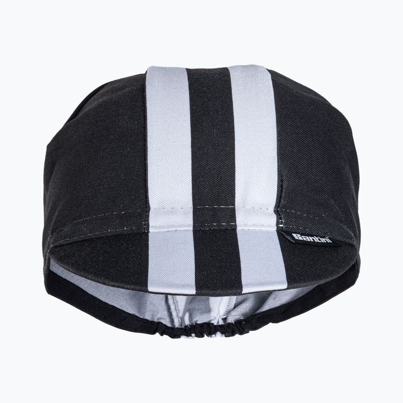 Santini Bengal Bengal dviratininko kepurė po šalmu juoda 2S460COTBENGNEUNI 2
