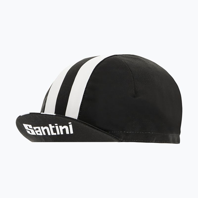 Santini Bengal Bengal dviratininko kepurė po šalmu juoda 2S460COTBENGNEUNI 8
