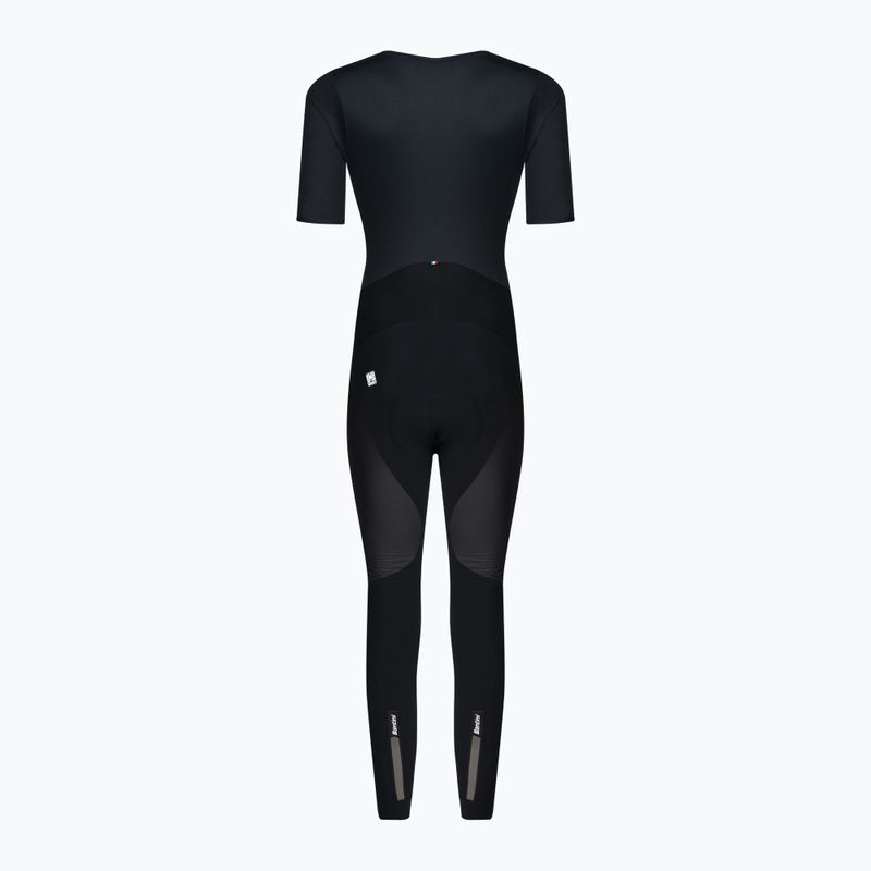 Vyriškos Santini Vega Dry Bib Tights dviratininko kostiumas juodas 3W1180C3VEGADRY 2