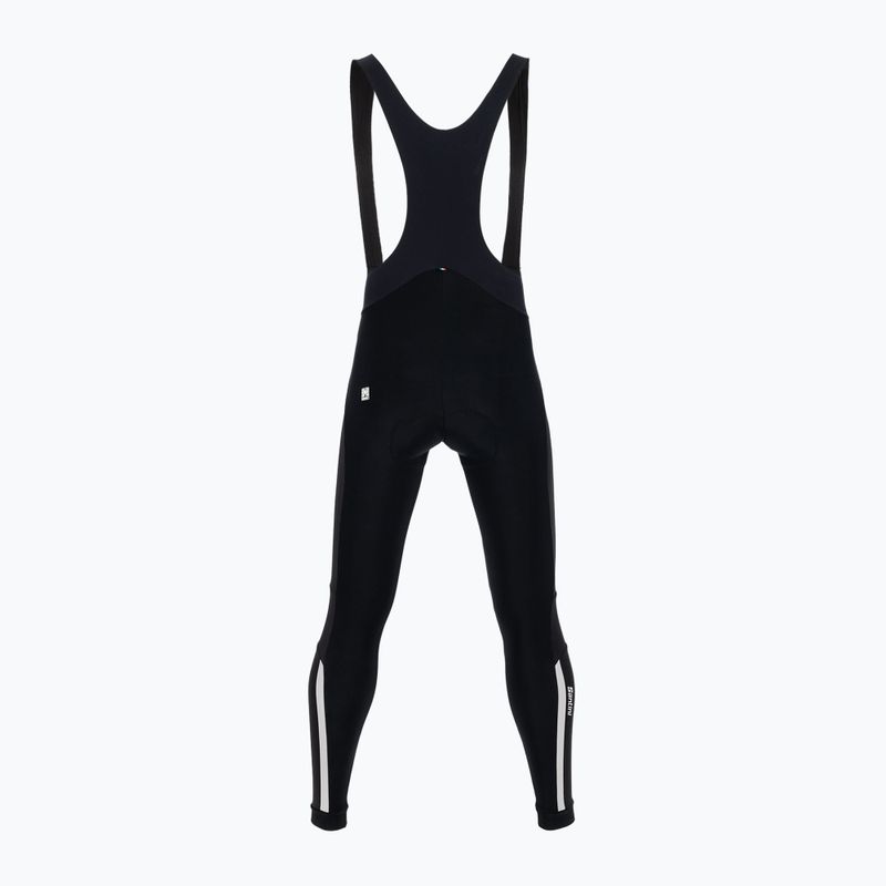 Vyriškos Santini Guarn Nimbus Bib Tights black 3W1190GITGUARDNIMB dviratininkų kelnės 2