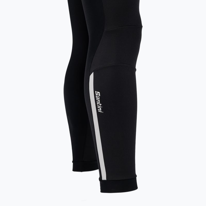 Vyriškos Santini Guarn Nimbus Bib Tights black 3W1190GITGUARDNIMB dviratininkų kelnės 4