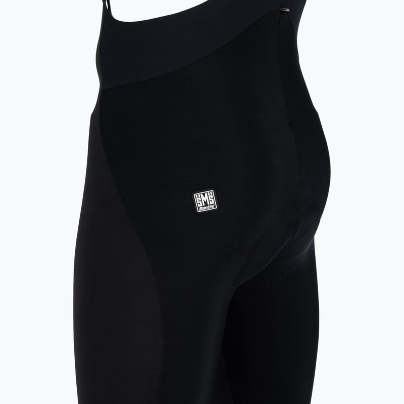 Vyriškos Santini Guarn Nimbus Bib Tights black 3W1190GITGUARDNIMB dviratininkų kelnės 5