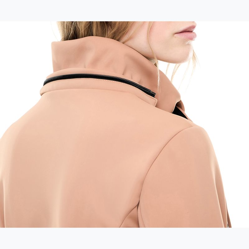 Moteriškas slidinėjimo kombinezonas EA7 Emporio Armani Pure Softshell Jumpsuit mocha mousse 4