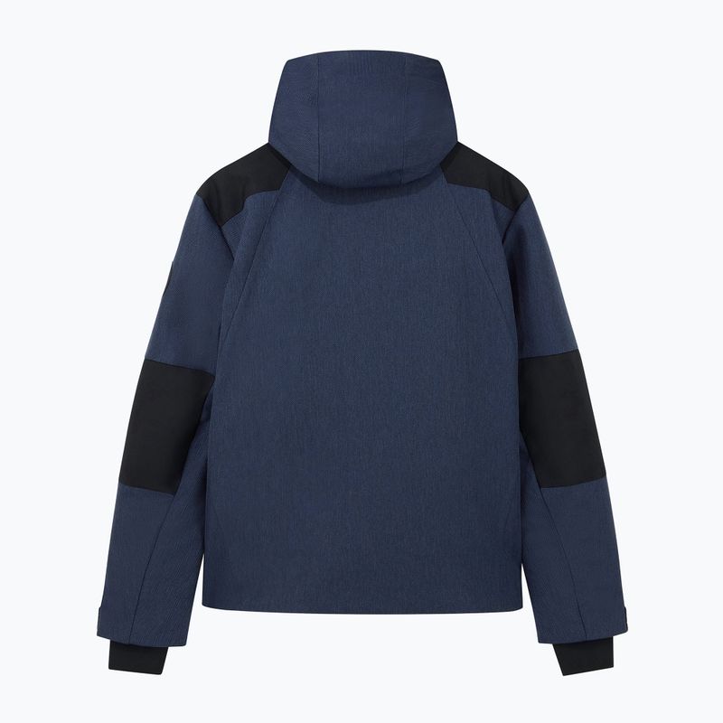 Vyriška slidinėjimo striukė EA7 Emporio Armani Elitary Fashion fancy blue herringbo 6