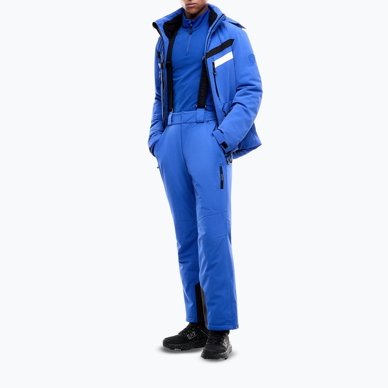 Vyriškas slidinėjimo džemperis EA7 Emporio Armani Pure Powerstretch T-Top Half Zip new royal 2