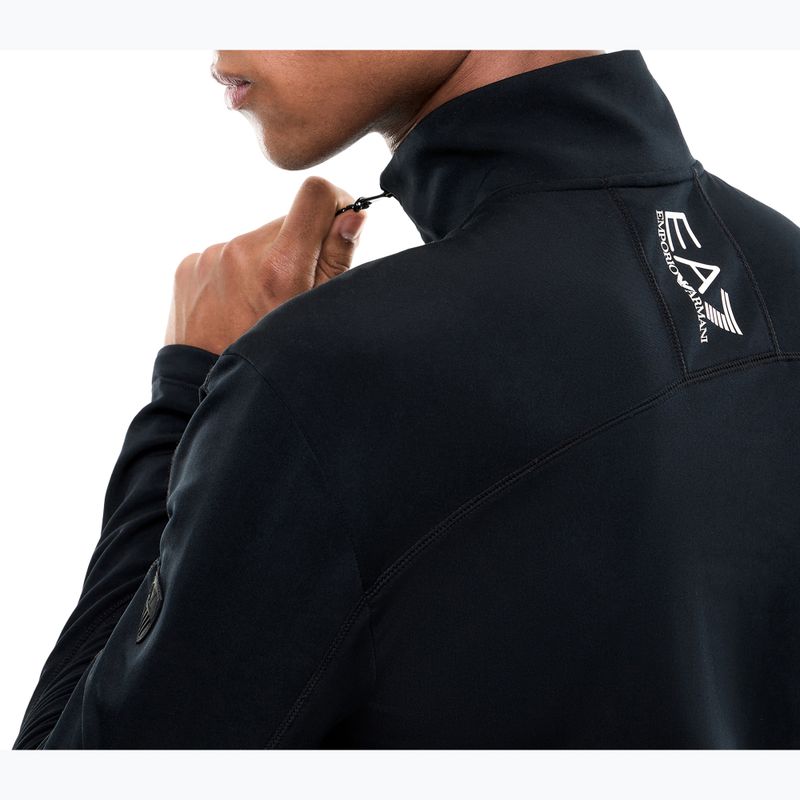 Vyriškas slidinėjimo džemperis EA7 Emporio Armani Pure Powerstretch T-Top Half Zip black 5