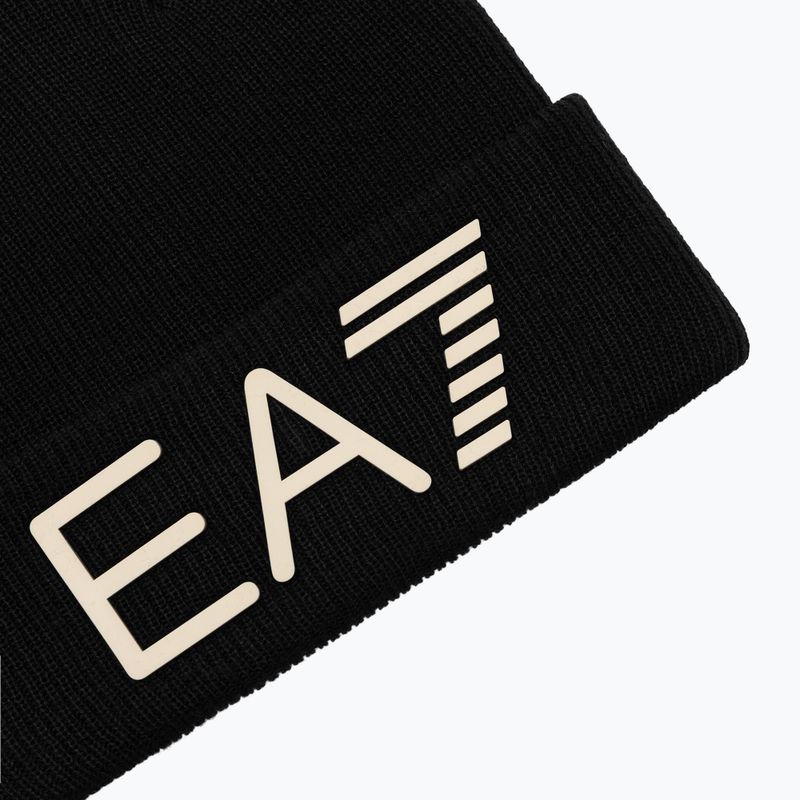 Žieminė kepurė EA7 Emporio Armani Mountain Logo Series Big Beanie black 3