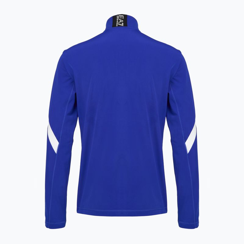 Vyriškas slidinėjimo džemperis EA7 Emporio Armani Pure Powerstretch T-Top Full Zip new royal 2