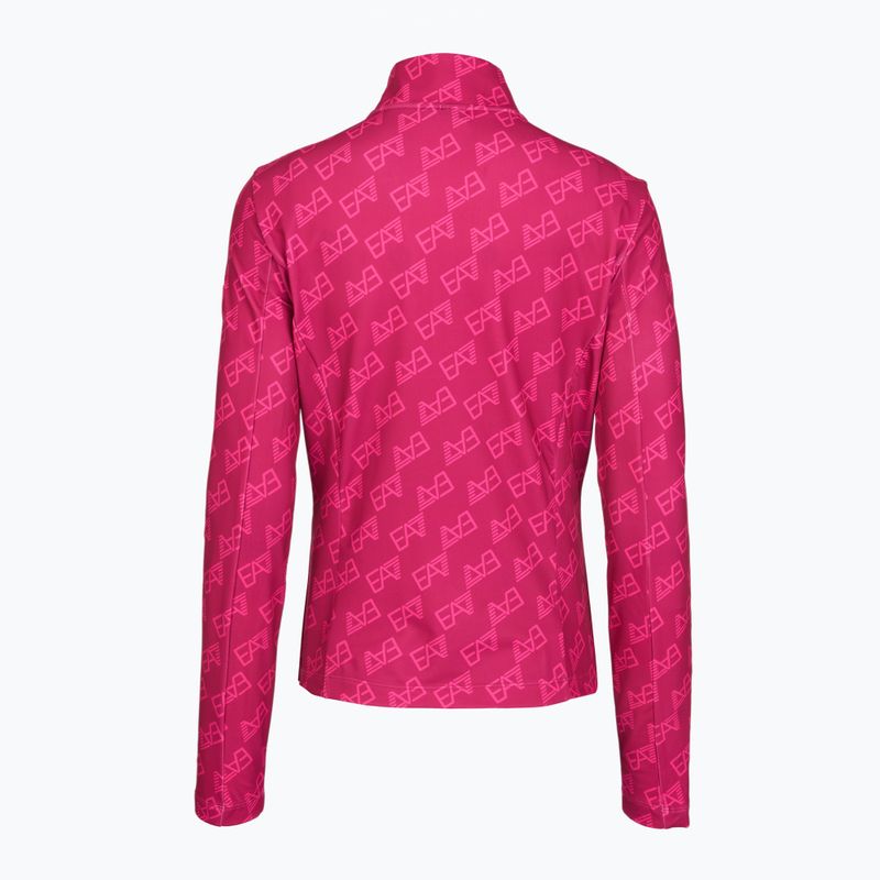 Moteriškas slidinėjimo džemperis EA7 Emporio Armani Pure Powerstretch T-Top Half Zip fancy vivacious mono 2