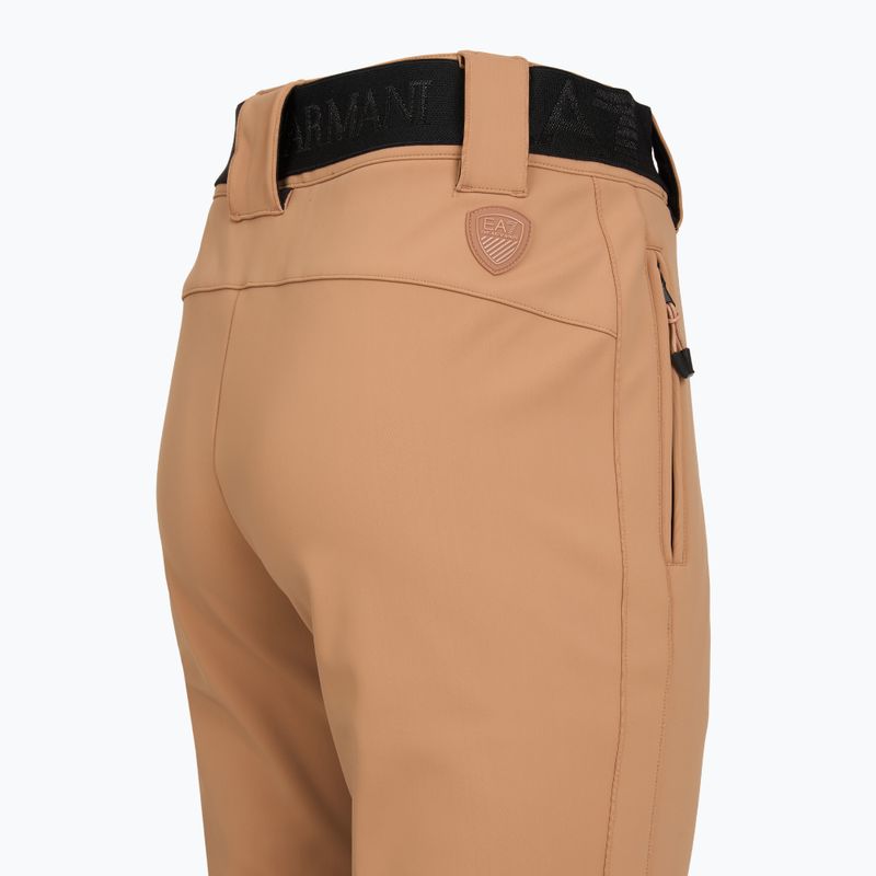 Moteriškos slidinėjimo kelnės EA7 Emporio Armani Pure Softshell Waisted mocha mousse 4