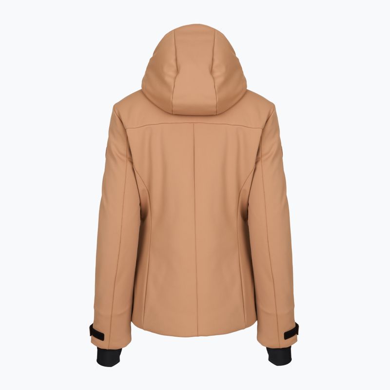 Moteriška slidinėjimo striukė EA7 Emporio Armani Pure Softshell mocha mousse 2