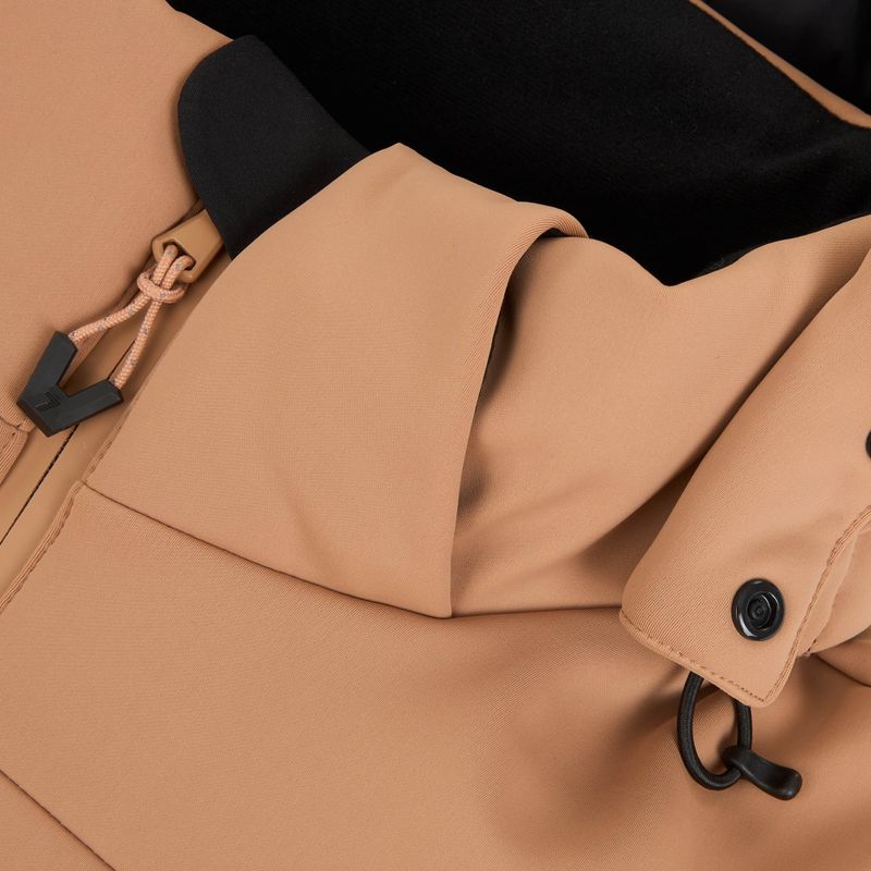 Moteriška slidinėjimo striukė EA7 Emporio Armani Pure Softshell mocha mousse 7