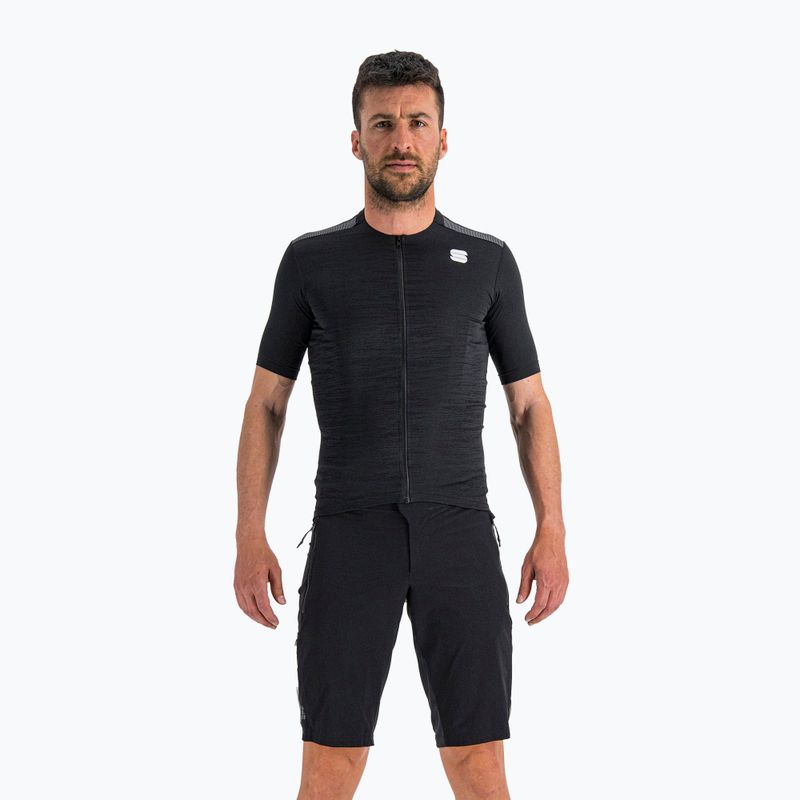 Vyriški Sportful Supergiara Overshort dviračių šortai juodi 1120507.002