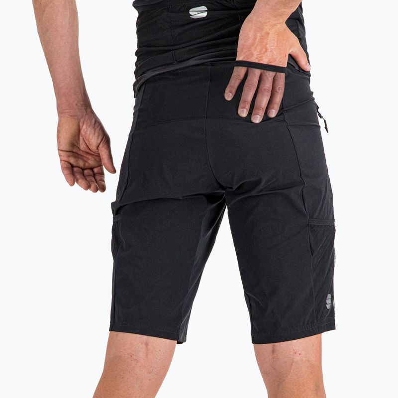 Vyriški Sportful Supergiara Overshort dviračių šortai juodi 1120507.002 3