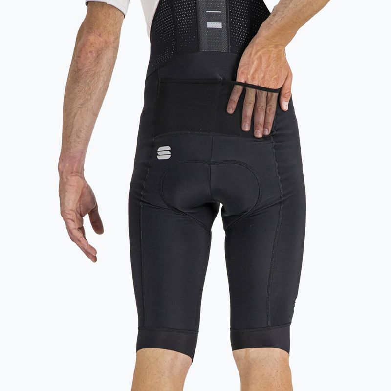 Vyriški Sportful Bodyfit Pro Thermal Bibshort dviratininkų šortai juodi 1120504.002 8