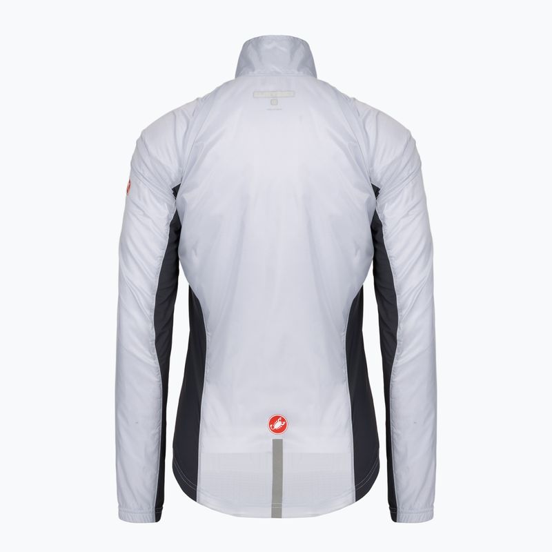 Moteriška dviračių striukė Castelli Squadra Stretch silver gray/dark gray 2