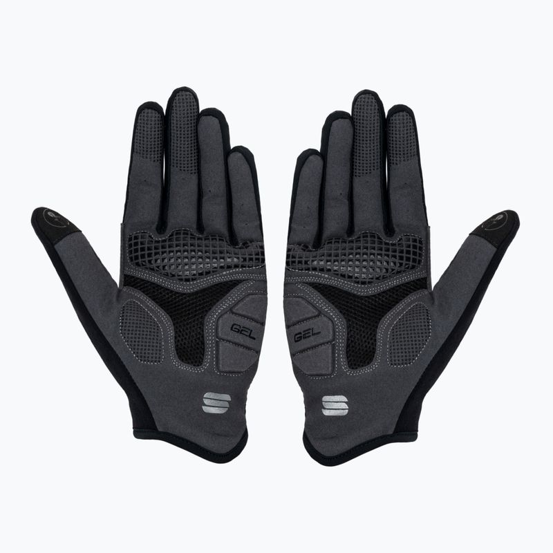 Sportful Full Grip dviratininkų pirštinės vyrams juodos 1122051.002 2