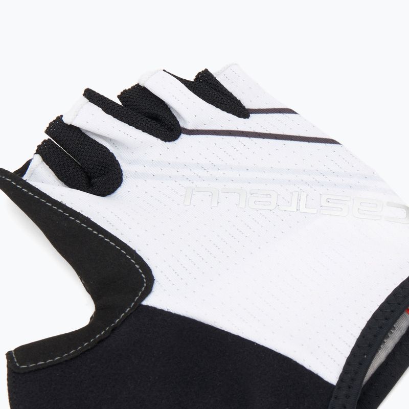 Moteriškos dviračių pirštinės Castelli Dolcissima 2 ivory/dark gray/silver gray 5